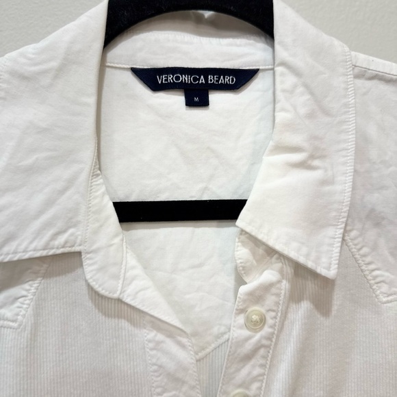 Veronica Beard Ivory Button Down Shirt - Picture 2 of 4
